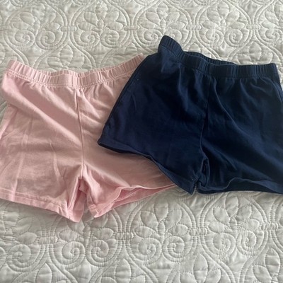 Carter s two pack pink and navy blue tumble shorts girls size 7