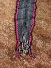 WOMEN'S JOE BOXER PINK BLACK WHITE GEO ZIGZAG ELASTICIZED CURLY SCARF ONE SZ FIT — photo 3