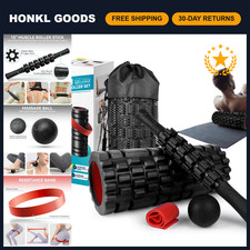 5-in-1 High Density Foam Roller Set for Deep Tissue Muscle Massage  Recovery