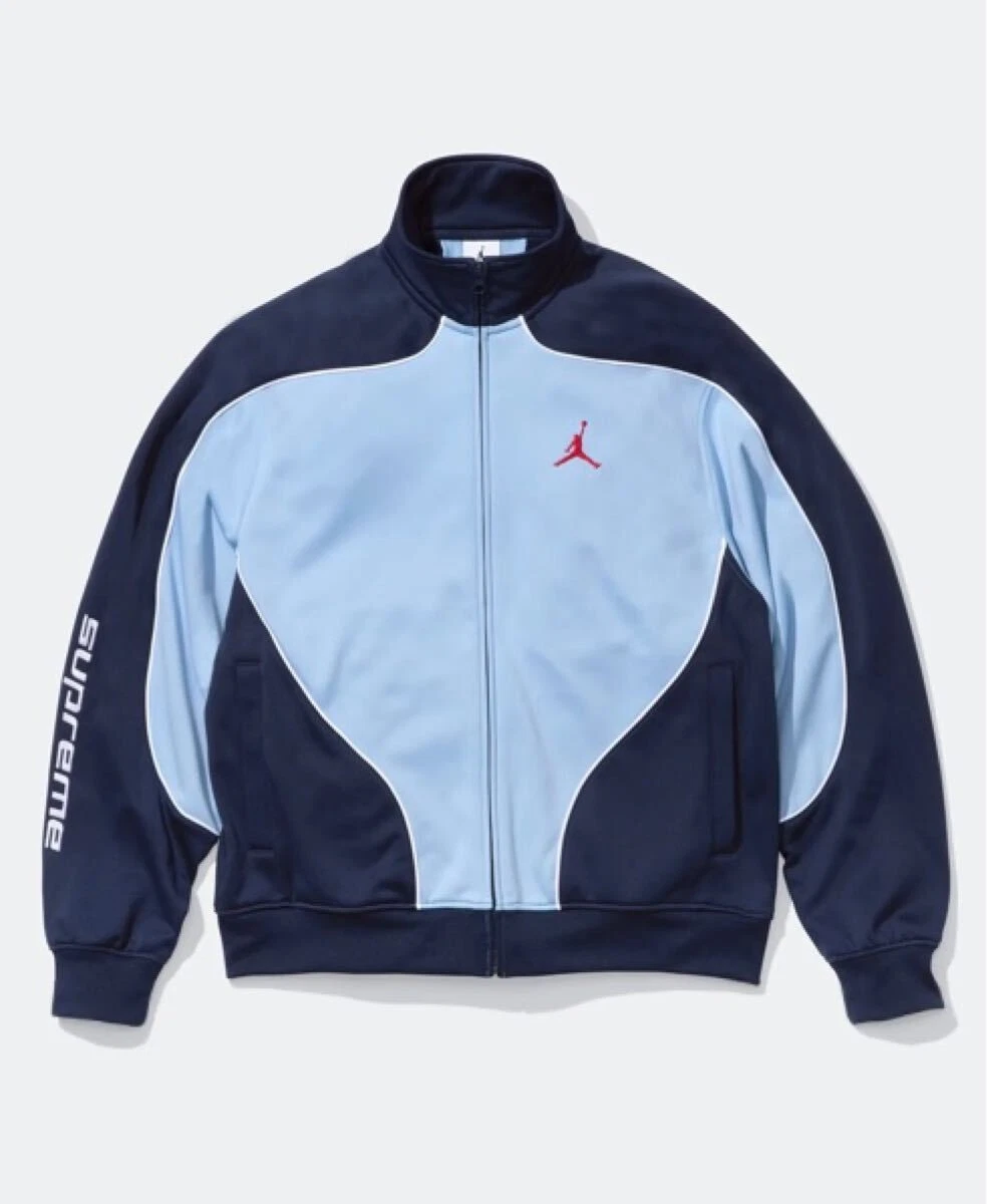 Veste de survêtement S Supreme Jordan Tricot bleu clair bleu clair suprême