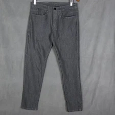 BYLT Pants Mens 30x28 Gray Tech Denim Everyday 2.0 Pants Performance Stretch
