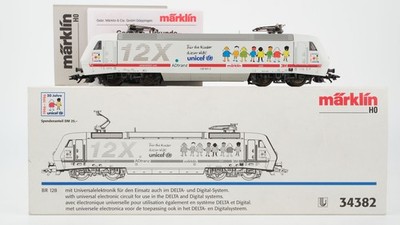 Märklin H0 34382 E-Lok Prototyp 12 X BR 128 001-5 AEG Wechselstrom Delta Digital