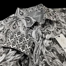 Robert Graham Paisley Geometric Floral Bold Bold Artwork Sport Shirt XL $258