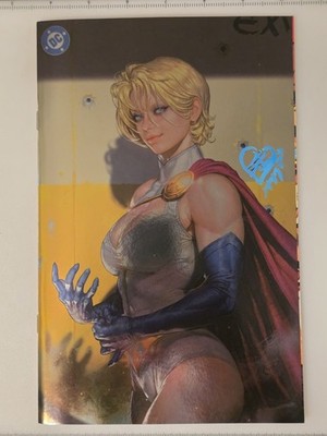 JUSTICE LEAGUE UNLIMTED #11 KYUYONG EOM FOIL NYCC EXCLUISVE Artist Signed NM+ 