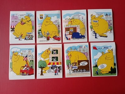 LOT de 8 autocollants /Stickers de Nesquik - Groquik