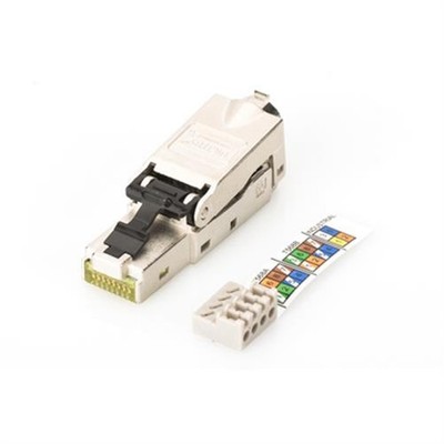 DIGITUS CAT 6A Feldstecker RJ45 Stecker geschirmt Feldkonfektionierung STP