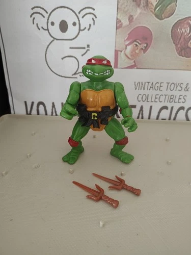 Vintage TMNT Ninja Turtles Figure Raphael 1988
