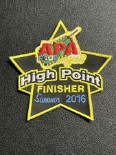 APA American Poolplayers High Point Spring 2013 Finisher Patch B