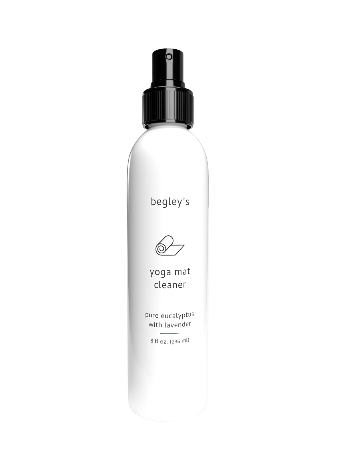 Yoga Mat Cleaner and Deodorizer Spray 8oz, with Fragrant Ess