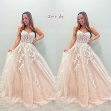 Blush Pink Wedding Dresses Off Shoulder Lace Appliques Elegant Bridal Gowns
