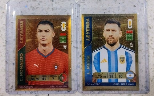 Sticker 3r Lionel Messi + Cristiano Ronaldo Legend FIFA World Cup 2026 3R Stickers ...
