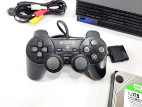 GUARANTEED Sony Playstation 2 PS2 FAT Console Bundle w Controller & HD Adapter