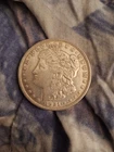 1921 morgan silver dollar au