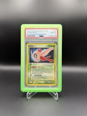 Pokemon Cards Celebi Gold Star 100/100 Crystal Guardians PSA 8 NM-MT | eBay Pokemon Cards Celebi Gold Star 100/100 Crystal Guardians PSA 8 NM-MT | eBay