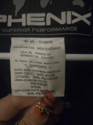 Vintage Phenix Snowboarding Utility Vest Extra Large Men's image 4