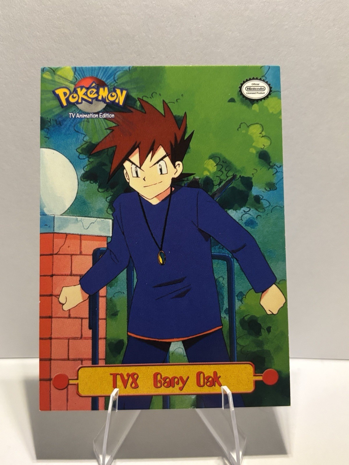 1999 Topps Pokemon TV Animation Holo Foil #TV8 Gary Oak