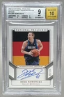 Dirk Nowitzki 2024 National Treasures Bronze International Auto 6/15 BGS 9/10