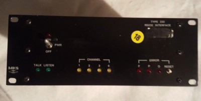 MKS Instruments Type 232 RS232 Interface Controller Vacuum Pump Systems