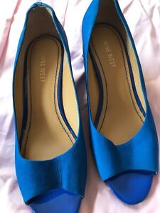 blue nine west shoes