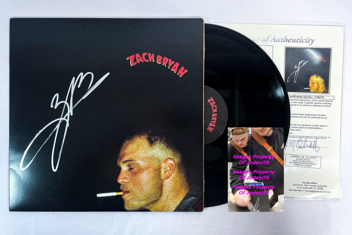 Zach Bryan Signed Autographed HEY DRIVER Vinyl Album EXACT Proof
