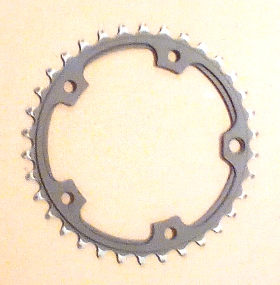 FSA Inner Chainring 36t 5-bolt 110BCD 10 Speed gray WB078/36T/5J/C VGC - Image 2 of 2
