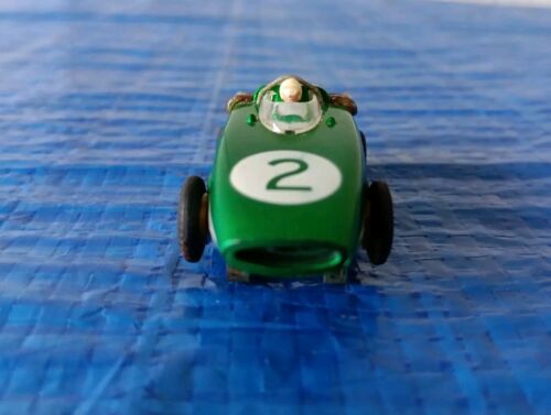 Slot car Tyco S Speedway S627 1964 BRM LOTUS MARK XXV F1 verde caramella/bianco #2 HO - Foto 10 di 16
