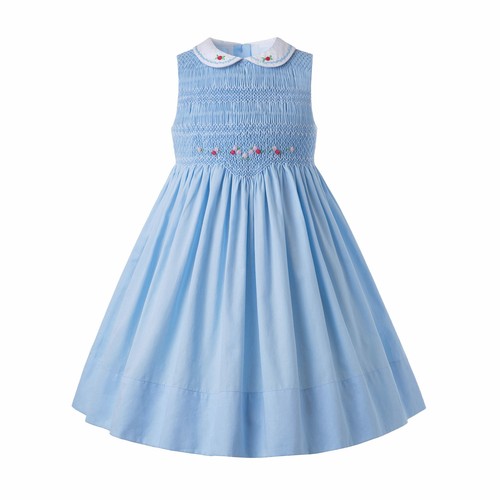 Girls Smocked Dresses Size 2 3 4 5 6 8 10 12 World Book Day Party Pageant Prom