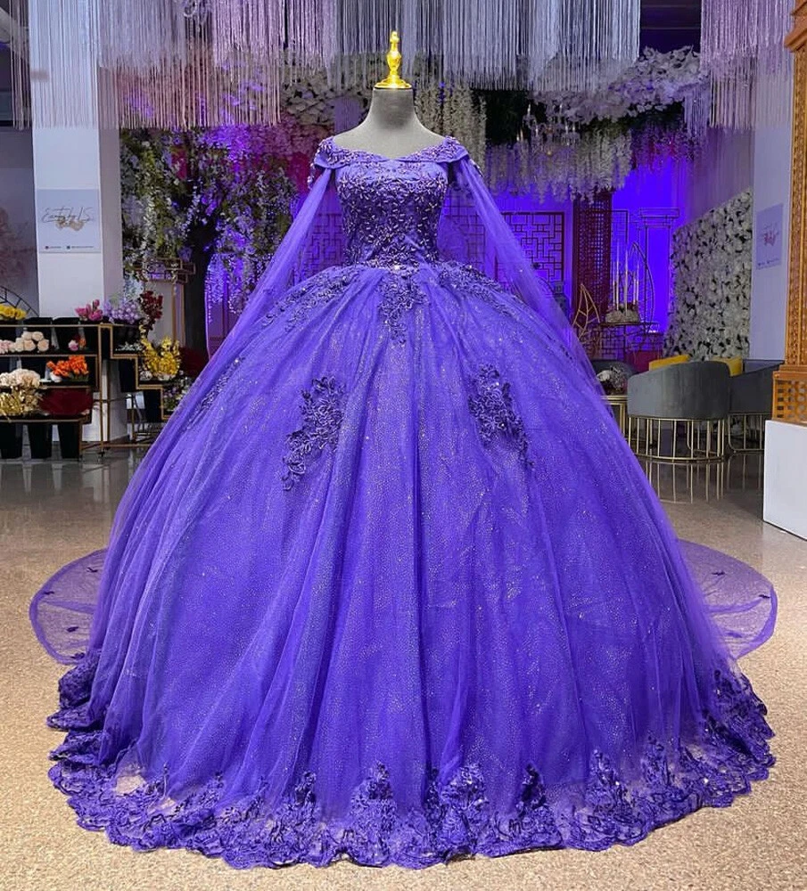 purple princess dress