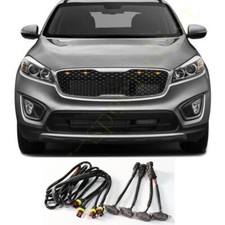 4x For Kia Sorento 2014-2018 Car Front Grille Led Amber Light Raptor Style Grill 4x For Kia Sorento 2014-2018 Car Front Grille Led Amber Light Raptor Style Grill