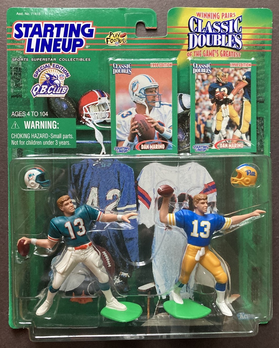 1998 Starting Lineup NFL Football Classic Doubles Dan Marino