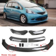 For Honda Fit Ge8 2009-2014 Carbon Fiber Style Front Lip Chin Bumper Body Kits