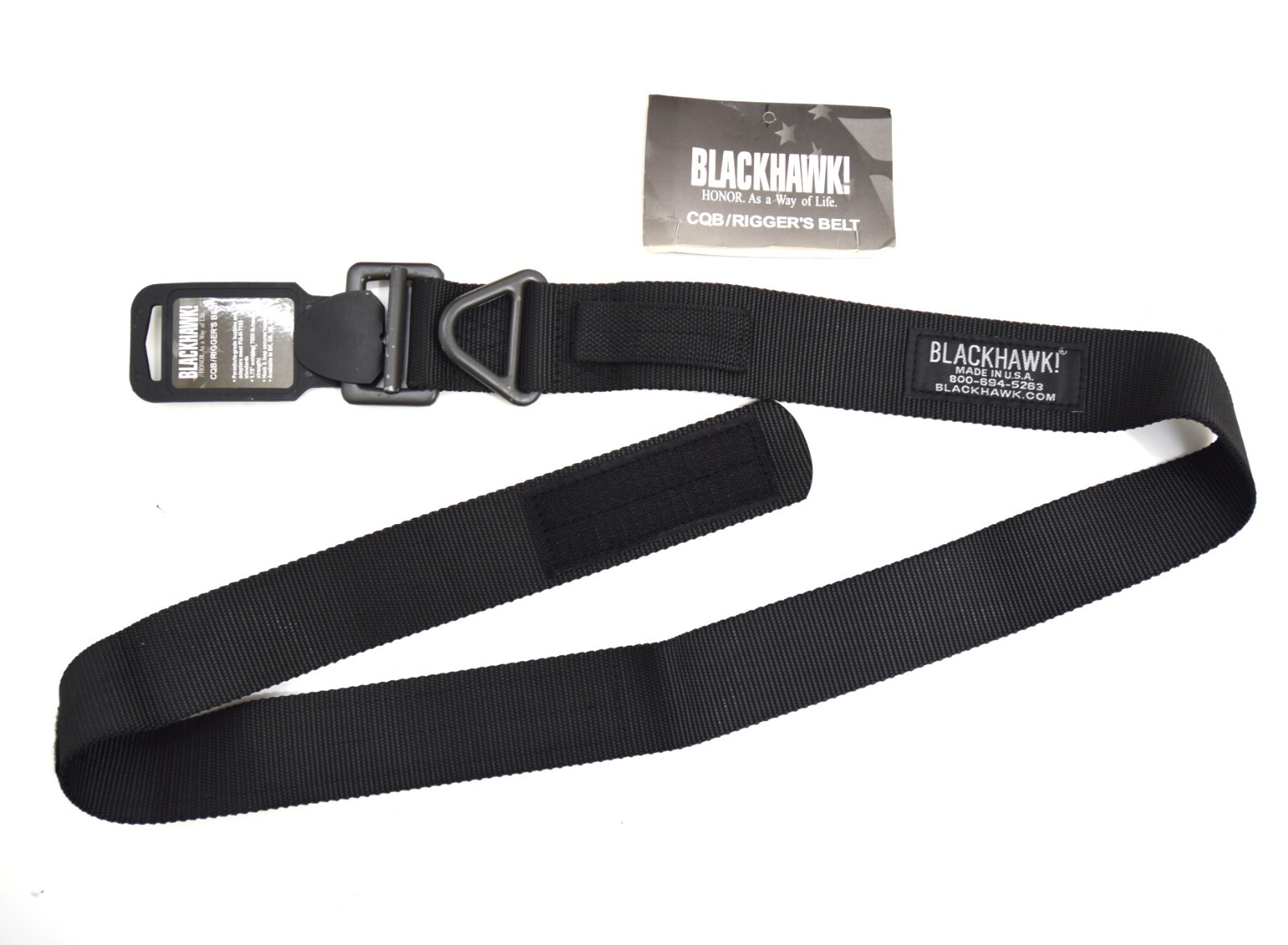 British Army SF Blackhawk Rigger Belt Riggers Belt BLACK CQB Heavy Duty