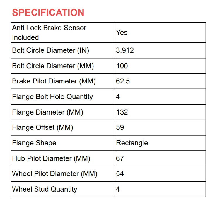 Pair Rear Wheel Bearing Hub Assembly For 2012 - 2017 Hyundai Accent Kia Rio - Image 3 of 4