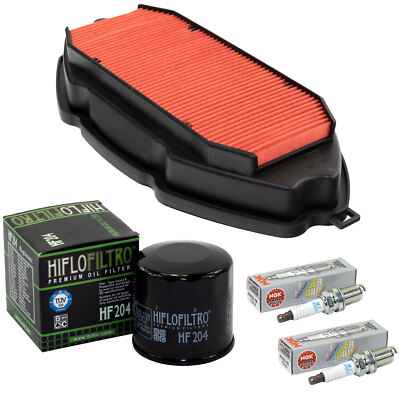 Wartung Set für Honda NC 700 NC 750 Integra 12-21 Luftfilter Ölfilter Zündkerzen