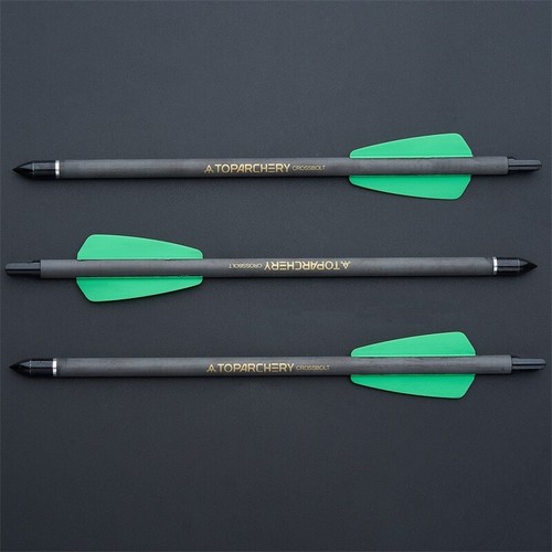 12 STÜCK 7.5“ Carbon Bolzen Pfeile Spine 350 OD7.5 Vanes für Outdoor-Jagd Bolzen - Bild 11 von 24