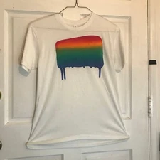 NEXT LEVEL APPAREL T-Shirt Men's M White Short Sleeve logo