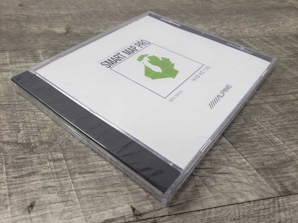 NEW/SEALED* Alpine NVS-A015S (Mid West) CD-ROM Navigation Smart Map Pro Disc - Image 3 of 4