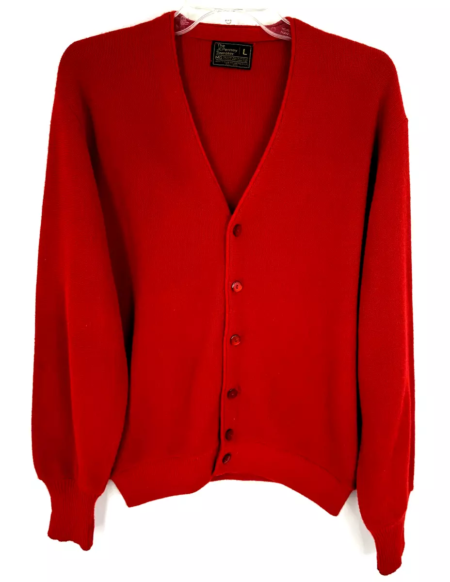 Jcpenney mens cardigan best sale sweaters