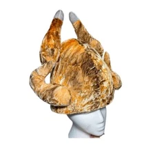 DanDee Turkey Plush Thanksgiving Musical Hat Snapback 14" Funny 2010 Gag Gift