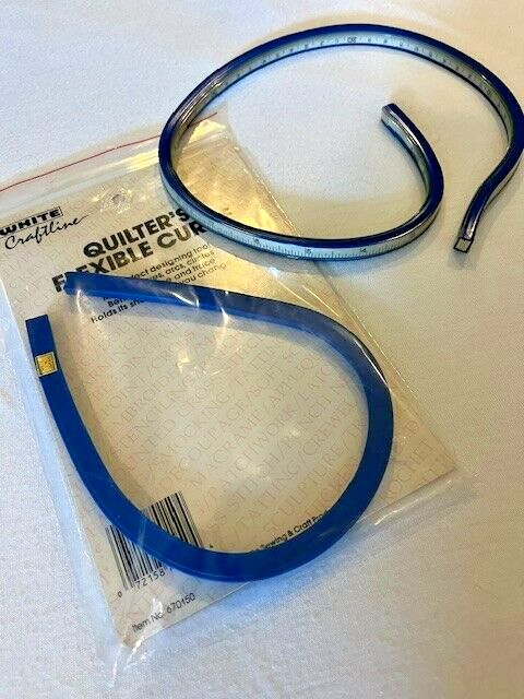 Lot of 2 Quilting Flexible Curve, one by White Craftline, one with 23