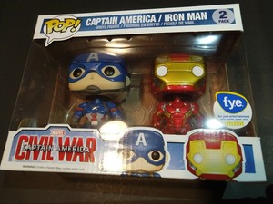 funko pop civil war 2 pack