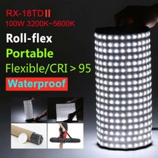 Falcon Eyes RX-18TD II Foldable Led Video Light Panel 3000K-5600K Waterproof New