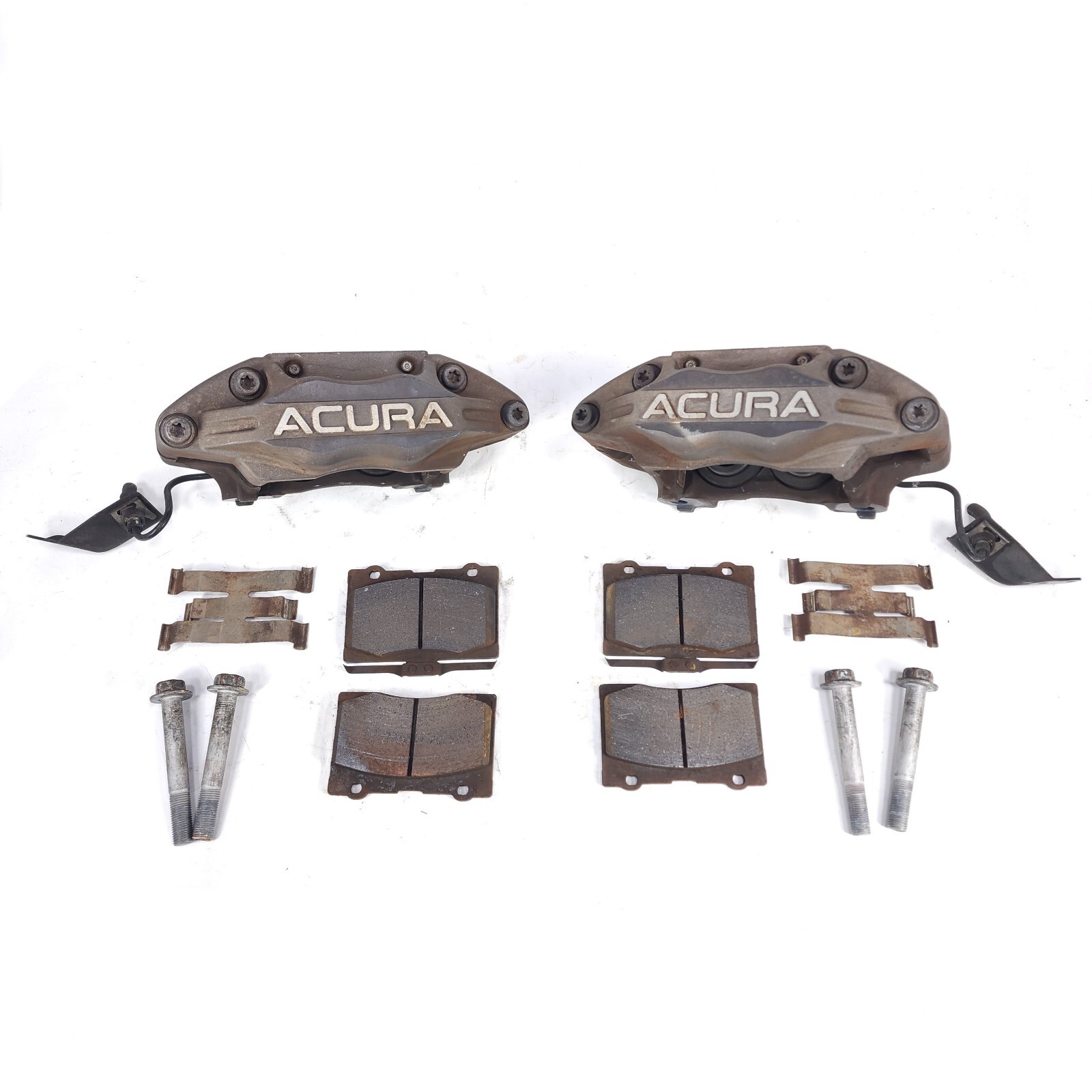 OEM 20052012 Acura RL BRAKE CALIPER SET Left Right w/ Mounting Bolts