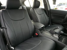 Clazzio Pvc Black Custom Tailored Seat Covers For 2013-2017 Honda Accord Sedan Clazzio Pvc Black Custom Tailored Seat Covers For 2013-2017 Honda Accord Sedan