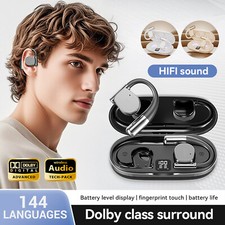 144 Languages Translator Earbuds Real Time AI Translator Earphones Smart Voice