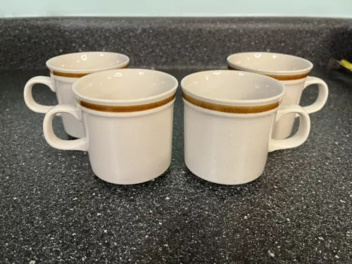 Old Brook Collection Stoneware - Made In Japan - Coffee/tea Cups - Set Of 4