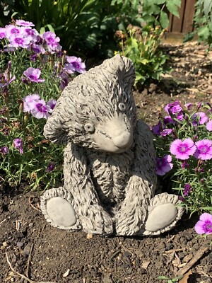 concrete teddy bear