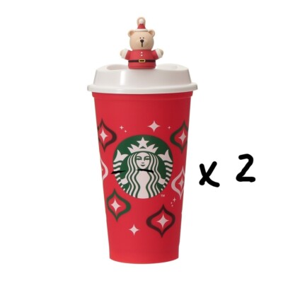 Starbucks 　2000年12th　サンタベアリスタ3点セット ベアリスタ ぬいぐるみ スタバ サンタ 2000年 トナカイ 2003年 - メルカリ