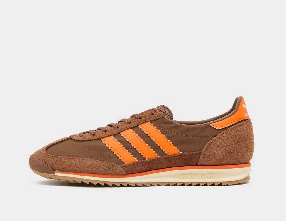 adidas Originals SL 72 Shoes in Brown and Orange