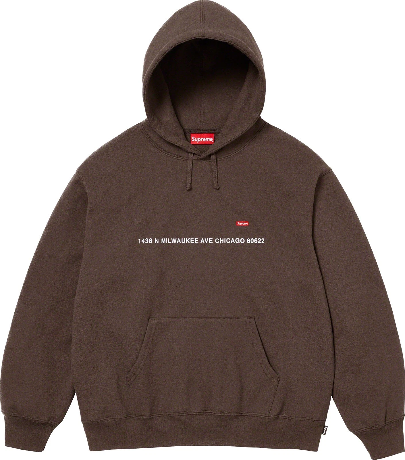 Supreme Chicago Exclusive, Supreme Sweat à capuche, taille grande, petite boîte logo RARE